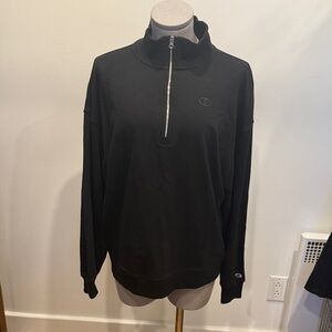Champion women Black Zip-Up Sweater